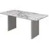 Malone Dining Table - Grey, Ceramic