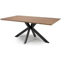 Malone Large Rectangular Dining Table - Light Walnut