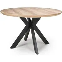 Malone Large Round Dining Table - Oak