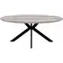 Malone Oval Dining Table - Grey