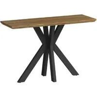 Malone Rectangular Console Table - Light Walnut