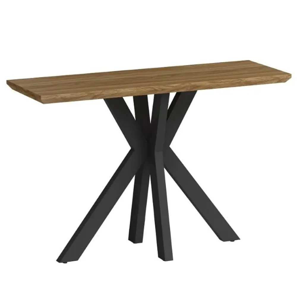 Malone Rectangular Console Table - Light Walnut