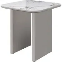Malone Side Table - Grey, Ceramic