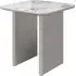 Malone Side Table - Grey, Ceramic