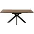 Malone Small Extendable Dining Table - Light Walnut, Wood