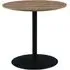 Malone Small Round Dining Table - Light Walnut