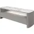 Malone TV Stand with LED Lights - Grey, Ceramic