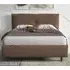 Malvern Small Double Bed Frame - Brown, Fabric