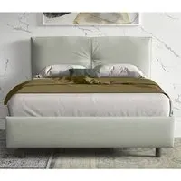 Malvern Small Double Bed Frame - Ice, Fabric