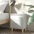 Manal Bedside Cabinet with 1 Door - Concrete Effect