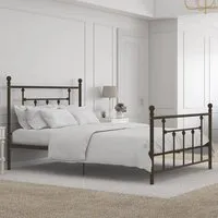 Manalo Double Bed Frame - White, Metal alternate view