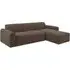 Manheim Left Hand 3-Seater Corner Sofa - Taupe, Fabric