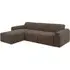 Manheim Right Hand 3-Seater Corner Sofa - Taupe, Fabric