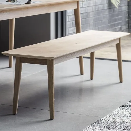 Manistee Rectangular Dining Bench - Oak