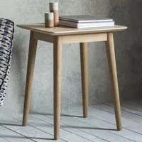 Manistee Side Table with 1 Drawer - Oak alternate view
