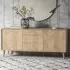 Manistee Wooden Sideboard with 2 Doors 3 Drawers - Oak