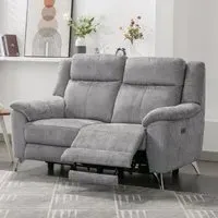 Mankato 2-Seater Electric Recliner Sofa - Ash, Fabric