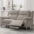 Mankato 3-Seater Electric Recliner Sofa - Fossil, Fabric