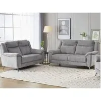 Mankato 3+2 Seater Sofa Set - Ash, Fabric
