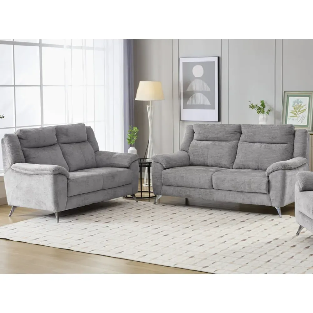 Mankato 3+2 Seater Sofa Set - Ash, Fabric image