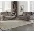 Mankato 3+2 Seater Sofa Set - Stone, Fabric