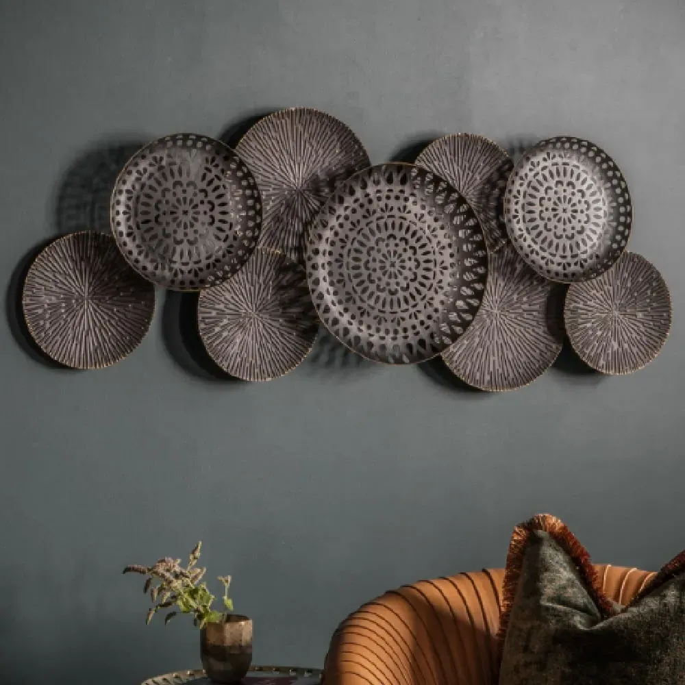 Mankato 3D Metal Wall Art - Bronze image