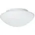 Mankato Large Bathroom Ceiling Light - White, Opal Glass