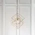 Manteo Geometric Pendant Ceiling Light - Antique Gold, Metal