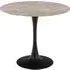 Manteo Round Dining Table - Brown, Ceramic