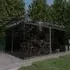 Marcel 4m x 3m Gazebo with Net and LED Lights - Anthracite