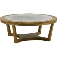 Mardeka Square Coffee Table - Natural, Alder Wood