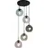 Mardi 5-Light Pendant Light - Black, Glass