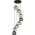 Mardi 8-Light Pendant Light - Black, Glass