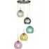 Mardi Gras 5 Light Pendant Ceiling Light - Satin Silver