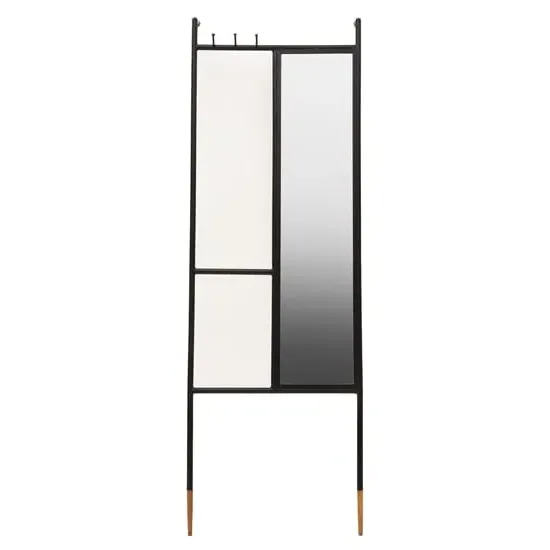 Maren Floor Mirror - Black, Iron image