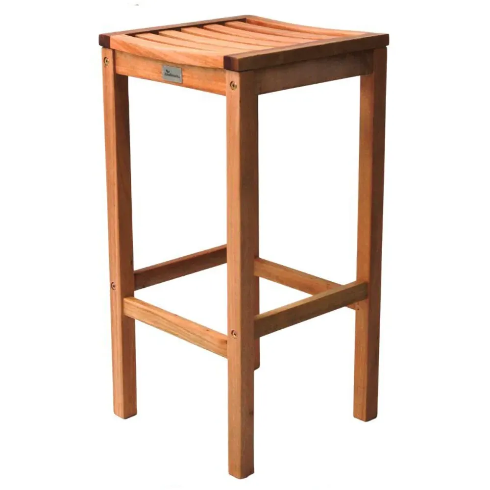 Marfa Backless High Stools (Pair) - Natural, Hardwood product