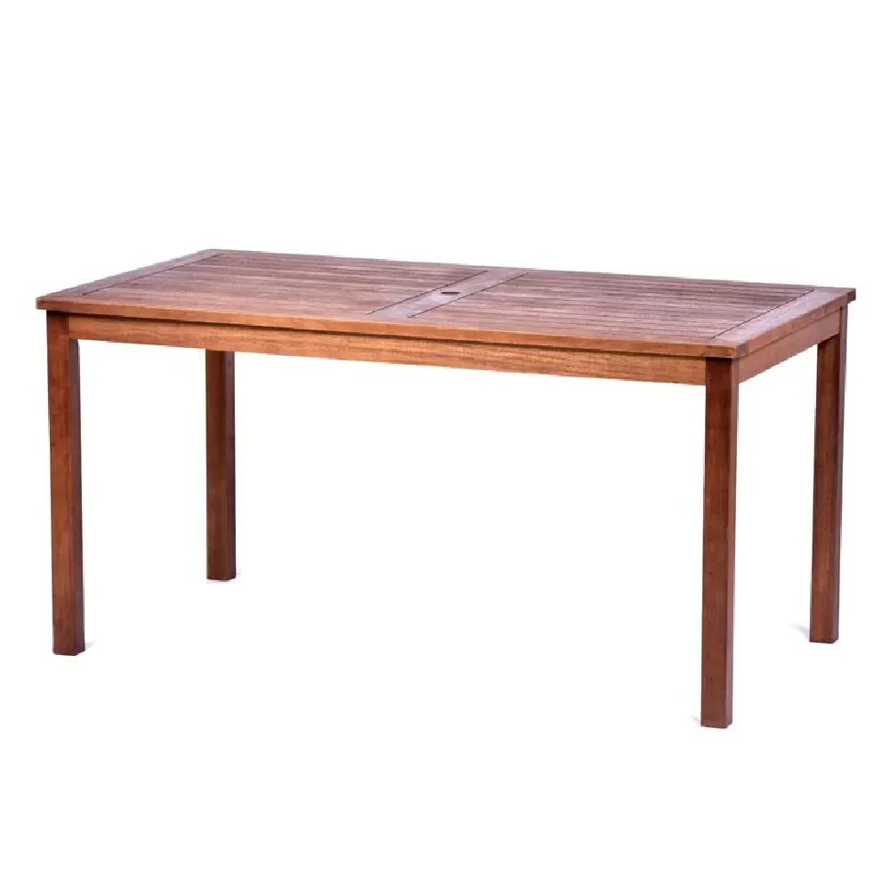 Marfa Rectangular Dining Table - Brown, Wood