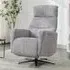 Margate Electric Recliner Chair - Ash, Fabric