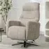 Margate Electric Recliner Chair - Fossil, Fabric