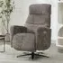 Margate Electric Recliner Chair - Stone, Fabric