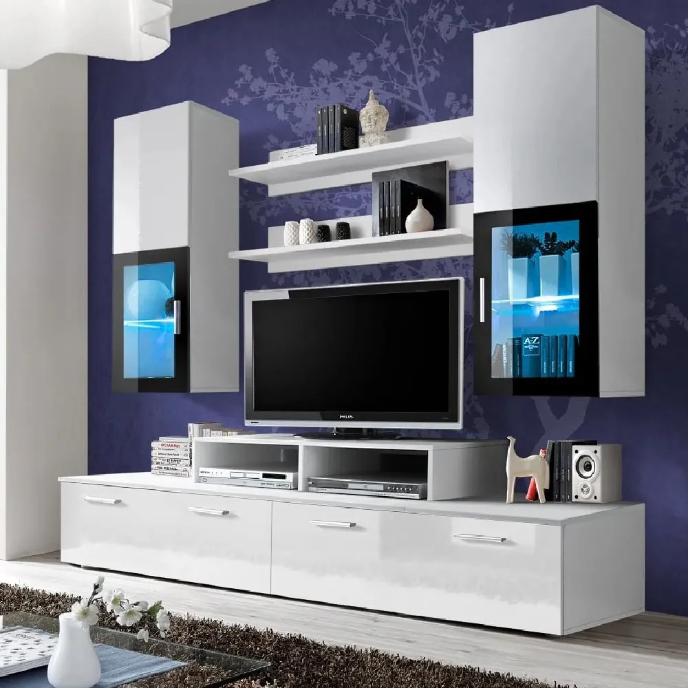Maricopa Entertainment Unit with LED - White
