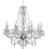 Marie Therese 8 Light Chandelier - Clear, Chrome