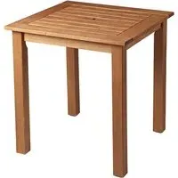 Marietta Square Outdoor Dining Table - Natural, Robinia Wood