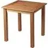 Marietta Square Outdoor Dining Table - Natural, Robinia Wood