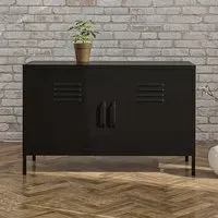 Marina 2-Door Sideboard - Black, Metal