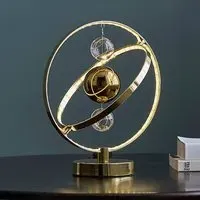Marion Glass Spheres Table Lamp - Gold