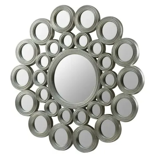 Marisa Multi Circular Wall Mirror - Silver image