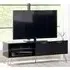 Marius 2-Door TV Stand with Storage - Black, MDF
