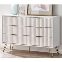 Marius 6-Drawer Chest with Storage - MDF