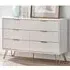 Marius 6-Drawer Chest with Storage - MDF